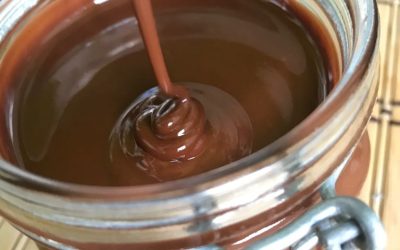Crema de cacao y avellanas saludable